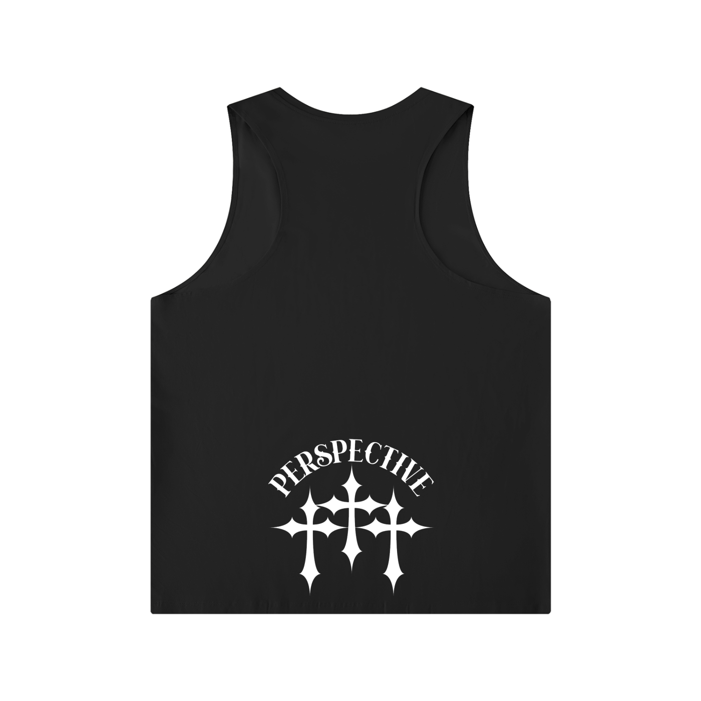 Men's Solid Color Crewneck Tank Top